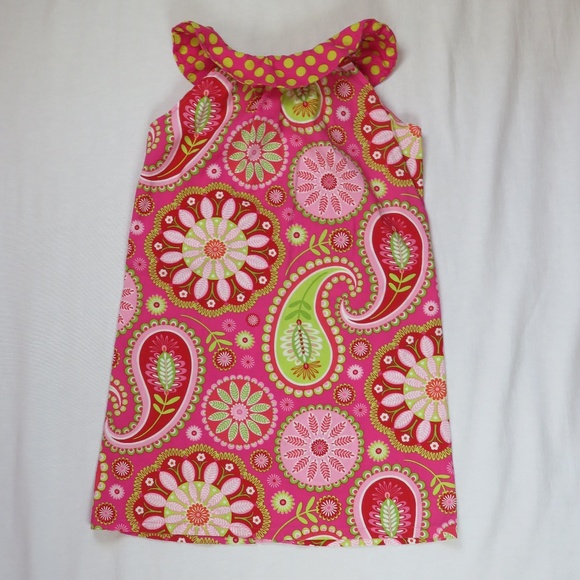 Hippo Hula Other - Hippo Hula 5T 5 Dress Pink Green Sleeveless